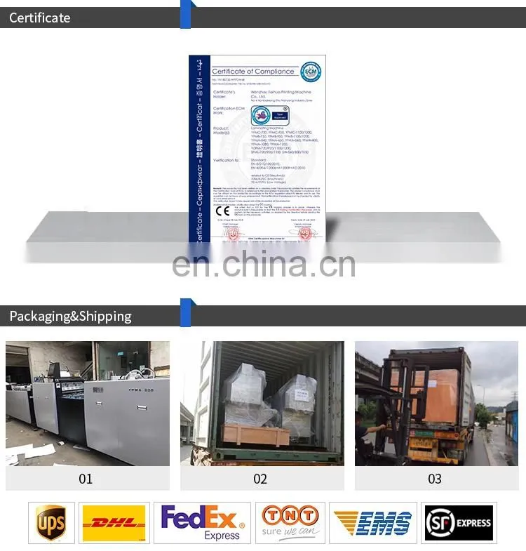 YFMA-800A book cover laminating machine with CE standard