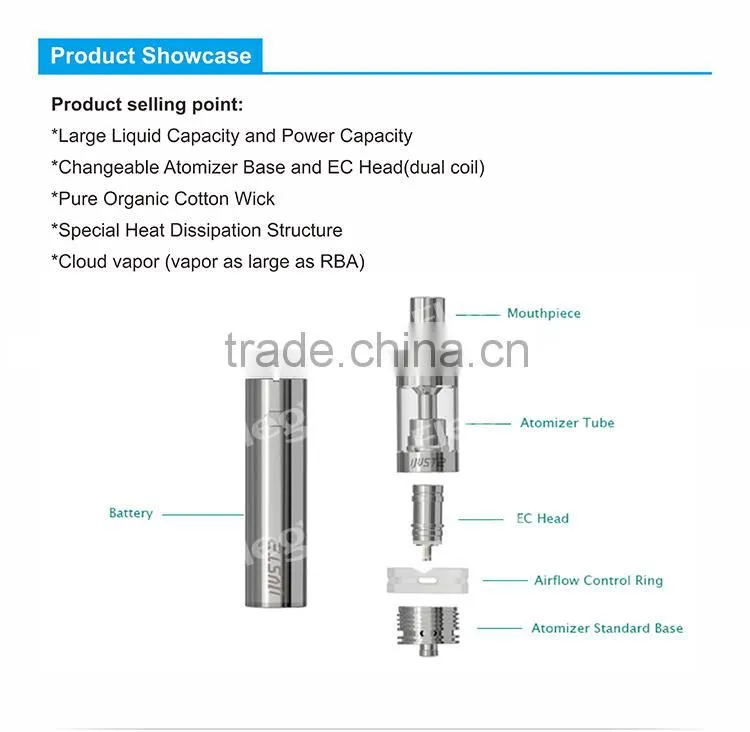 In Stock Eleaf iJust 2 hot sale eleaf ijust 2 kit with 2600mAh battery and 5.5ml big capacity