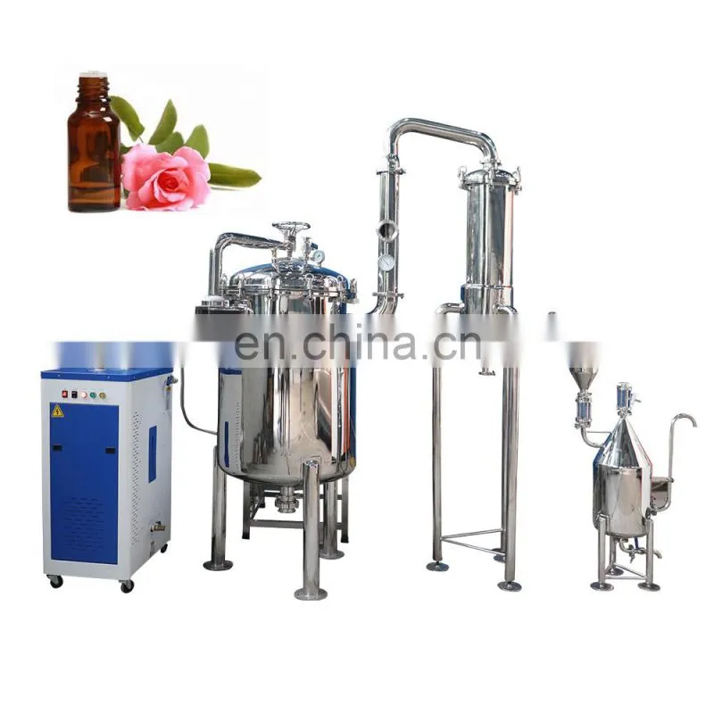 100L - 500L honeysuckle plant flower leaf essential oil extractor extraction machine essential oil distillation equipment