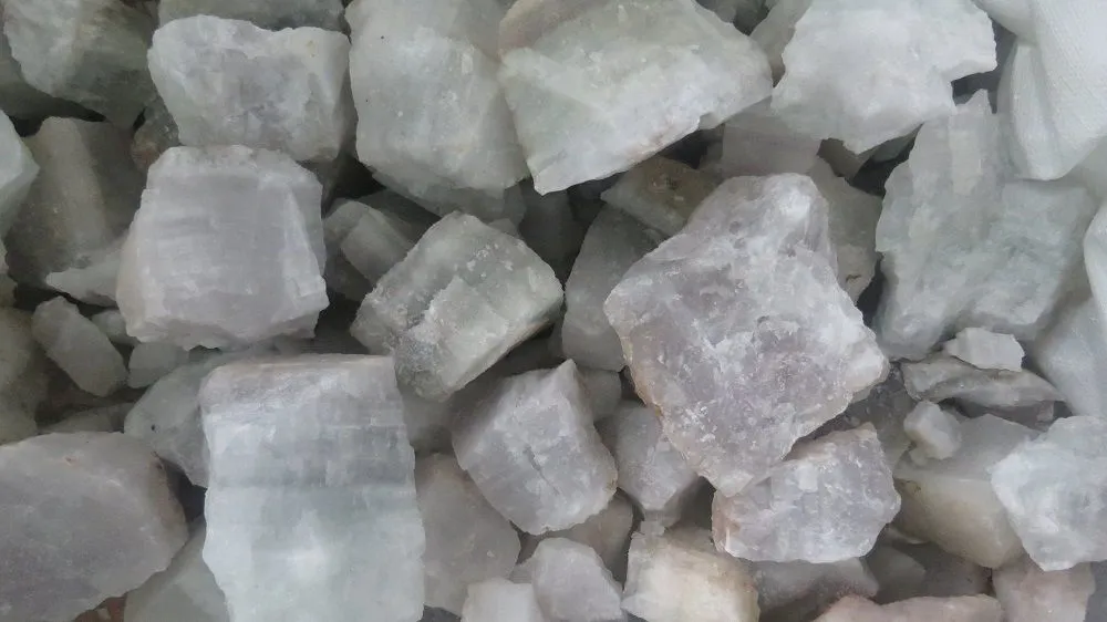 CaF2 98%min Metallurgical grade Fluorspar Lump