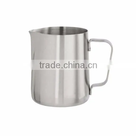 Good quality Stainless Steel Milk Cup Milk Frothing Pitcher 12 /20 /32 OZ milk frothing pitcher