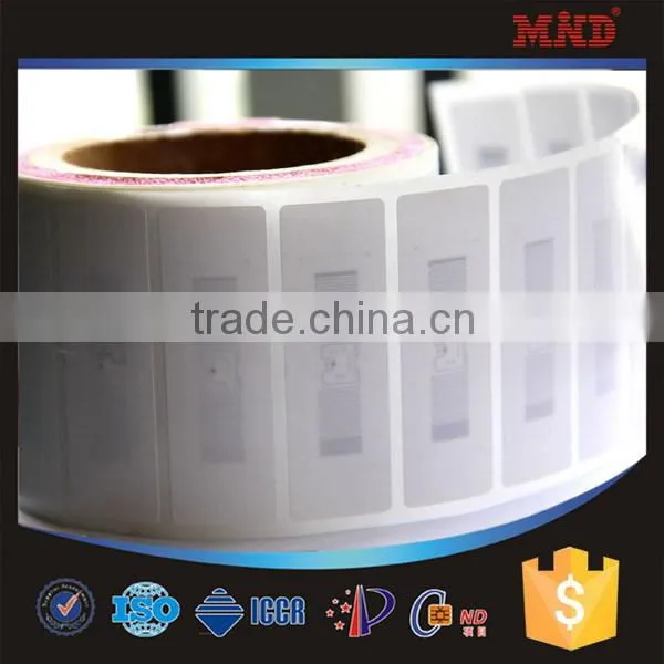 MDIY811 New Product Printable UHF RFID Adhesive Label/ rfid sticker tag/rfid tag for books