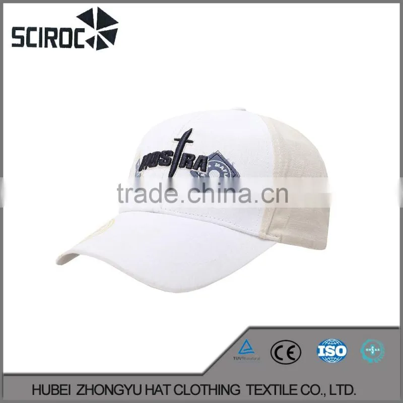 Custom flat brim baseball mesh embroidery trucker cap