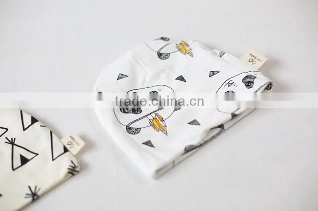 2015 Ins Hot Sale Autumn & Winter New Design Infant Baby Hats Soft Cotton Children Keep Warm Hats