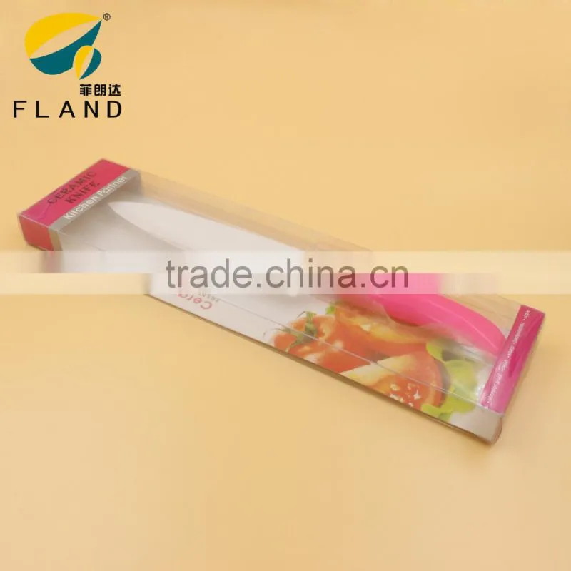 Colour PP handle top -quality pp handle 7' ceramic chef knife