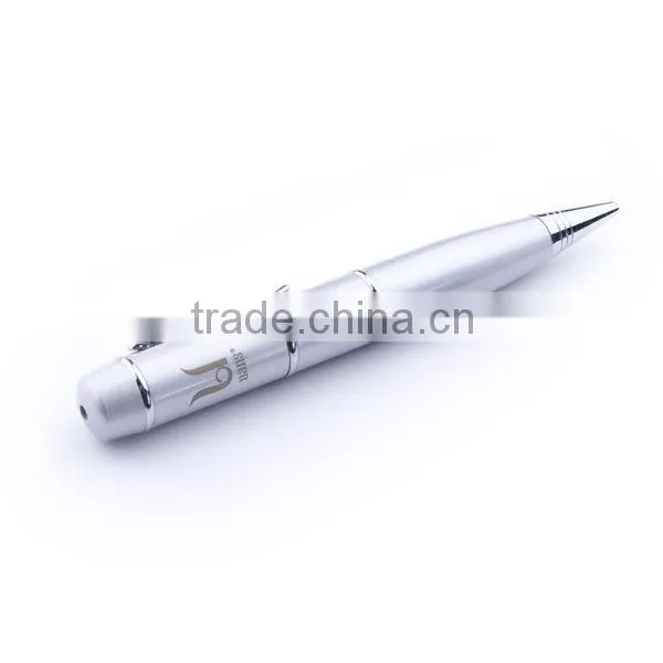 Custom logo 8GB usb flash drive pen shaped stick with recording/mp3/radio multifunction