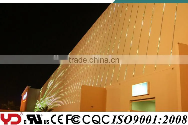YD IP68 V-0 outdoor changing color led wall CE CQC FCC