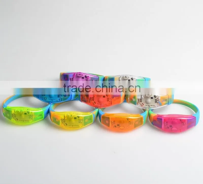 2016 Light-Up Flashing Bracelets led bracelet led silicone bracelet