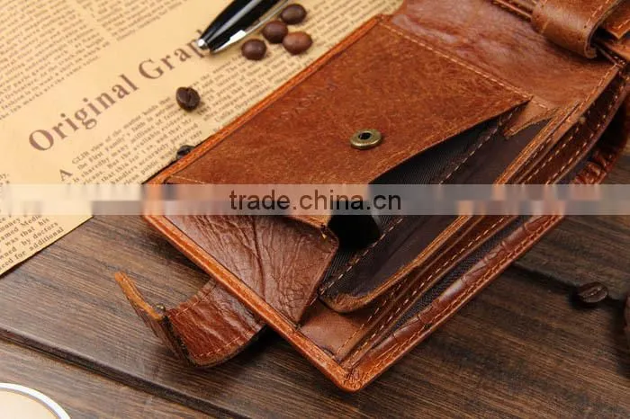 Imported Leather High Quality Mens Genuine Crocodile Skin Leather Wallet