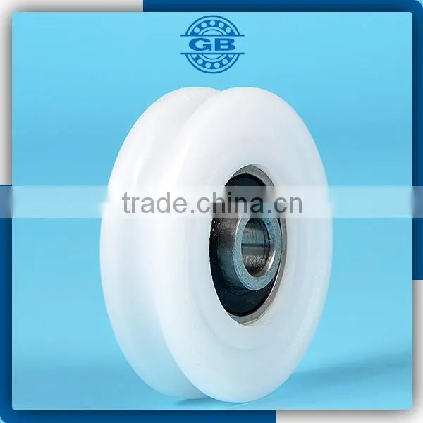 604 U Groove Roller for Door Plastic Nylon Pulley Bearing