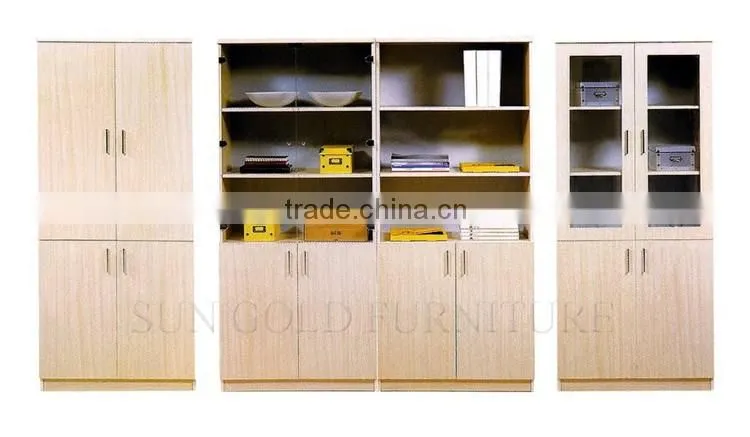 Wooden office cabinet combination bookcases and book cabinet (SZ-FCB334)