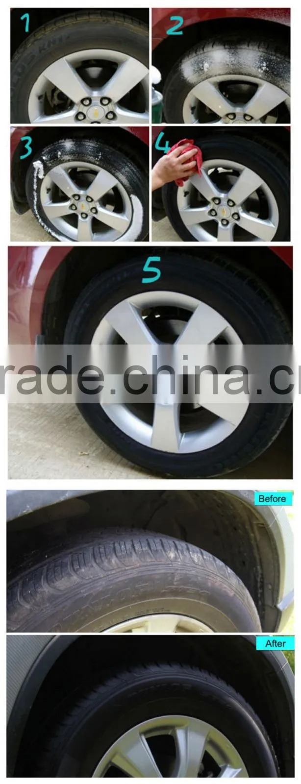 Lasting High Gloss Shine for Tire