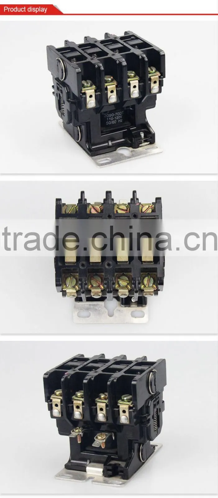 CJX9 Series air conditioner AC contactor 3p ac contactor factory supply low price