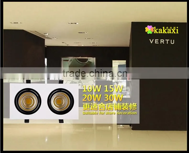 Factory Sales LED Ceiling Light 5W 7w 10W 20W COB LED Grille Lamp LED Spotlight