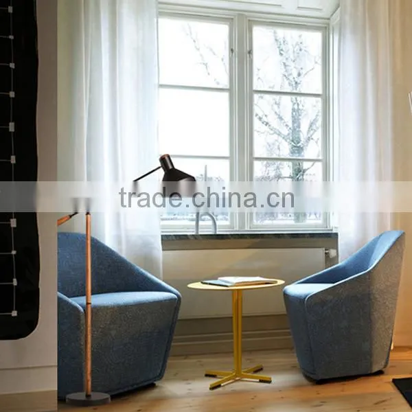 wooden modern floor lamp