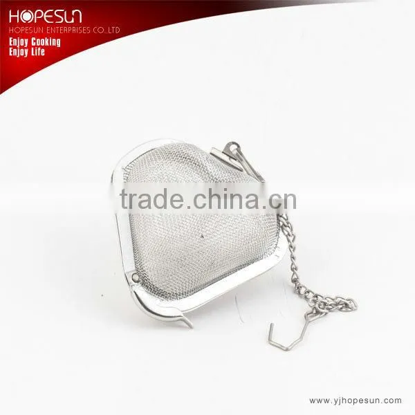 Round-shaped meshing stainless steel tea ball/tea infuser