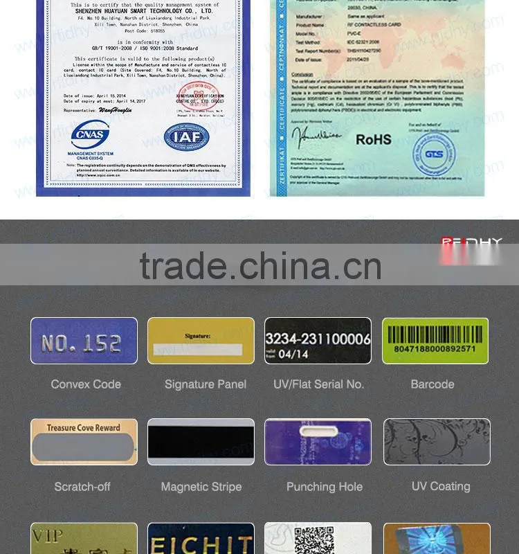 Factory price rfid card mf desfire ev2 card