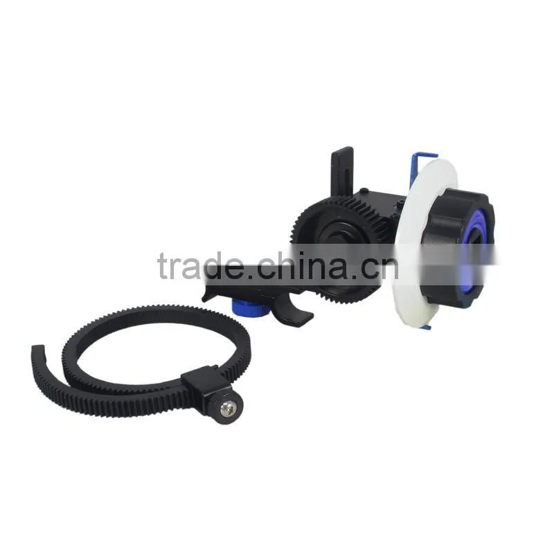 DSLR Rig Follow Focus F0 for DSLR Camera and Camcorders, Fit for 52mm to 86mm Lens