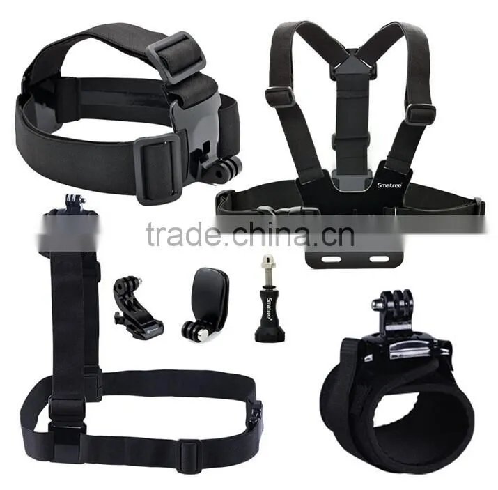 Smatree Sports camera Gopros accessories Head strap suitable for all GoPros 1/2/3/3+/4