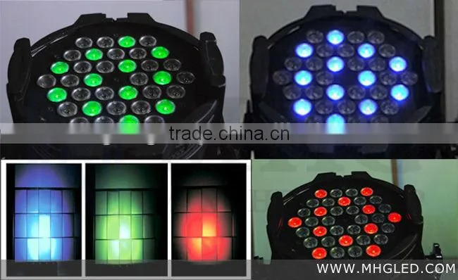 DMX512 108W par 64 High Power LED Lights