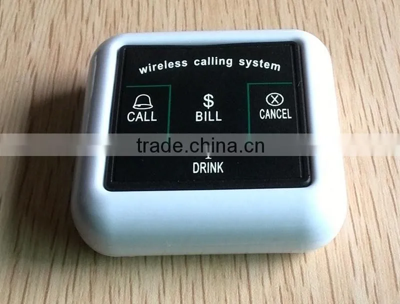 Wireless Calling Call Button Wireless Restaurant Pager Paging Systems Table Service Buzzer Call Button Restaurant Koqi Factory