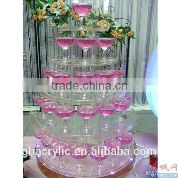 GH-RZ188 acrylic Cocktail wine display holder,acrylic Cocktail wine display rack