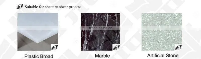 Marble Granite Slab Polishing Machine with abrasive pad