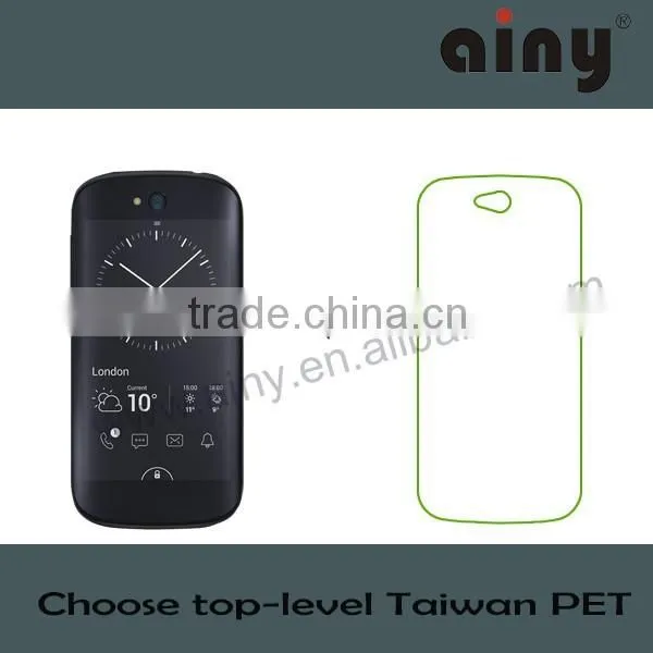 Newest! Factory price Anti-fingerprint Back Screen protector/film for Yotaphone 2