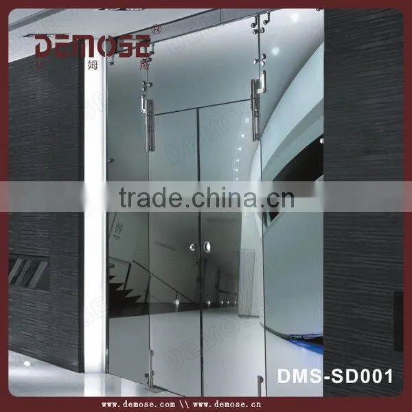 frameless sliding glass folding door system
