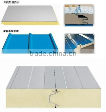 Fire-proof Polyurethane sandwich hot rolled steel plate for air cleaning project price