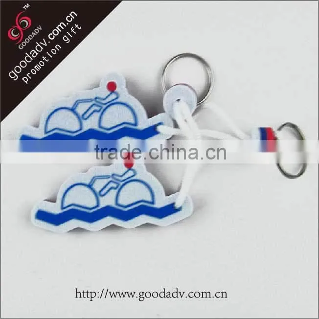 Customized logo OEM designed eva keychain breathalyzer