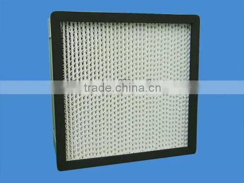 HEPA box type air filter for HAVC system