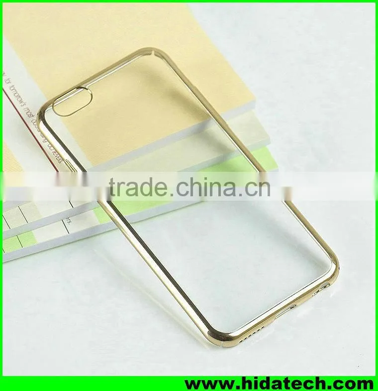 Bling colorful electroplating mobile phone cases for iphone 6 plus chrome case