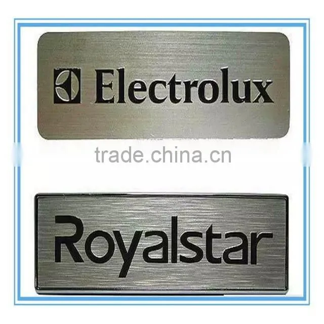 China supplier metal made engraving nameplate