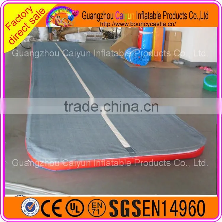 Inflatable tumble track,inflatable air mat,tumble track inflatable air mat for gymnastics