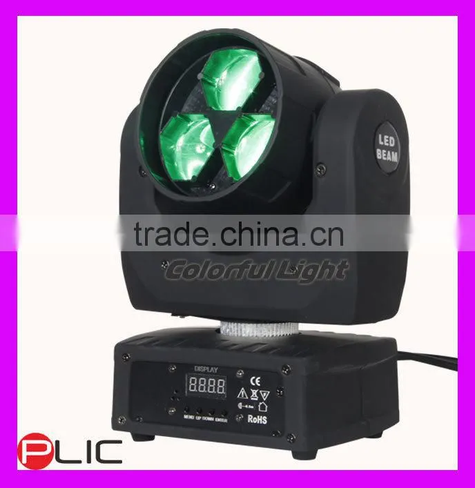 3x15w zoom LED zoom wash beam lighting