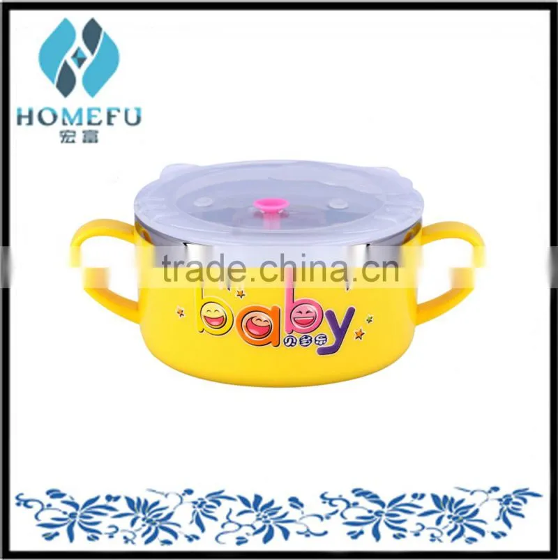 baby products eco stainless steel double wall mugs with lid