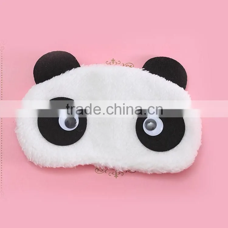Panda Sleeping Eye Mask Nap Eye Shade Cartoon Blindfold Sleep Eyes Cover Sleeping Travel Rest Patch Blinder