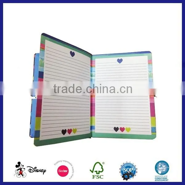 custom cheap composition pattern note book for students