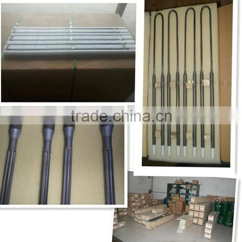 Silicon molybdenum rods 99.95% for 1450 C Vacuum Atmosphere Furnace