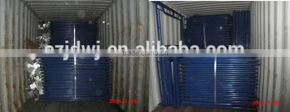 Standard Galvanized Scaffolding steel mason frame ledger