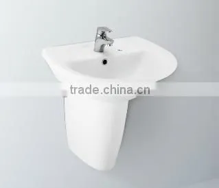 FH1107 Washbasin with Half Pedetal Bathroom Design Sanitary Ware Ceramic
