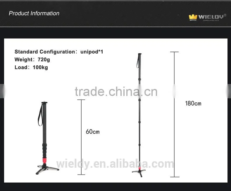 carbon fiber unipod camera monopod for Nikon