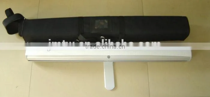 custom retractable aluminum roll up display banner stand