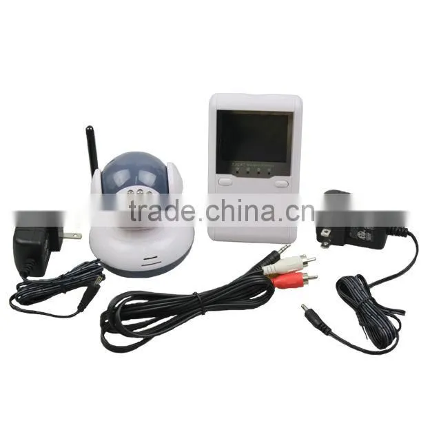 vivid image baby monitor 2-way communication, real time monitor, infrared night vision,rechargeable battery TV Out JVE-2011