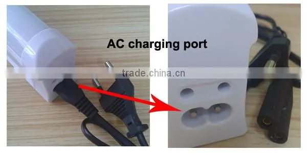 AC DC charge solar portable tube light