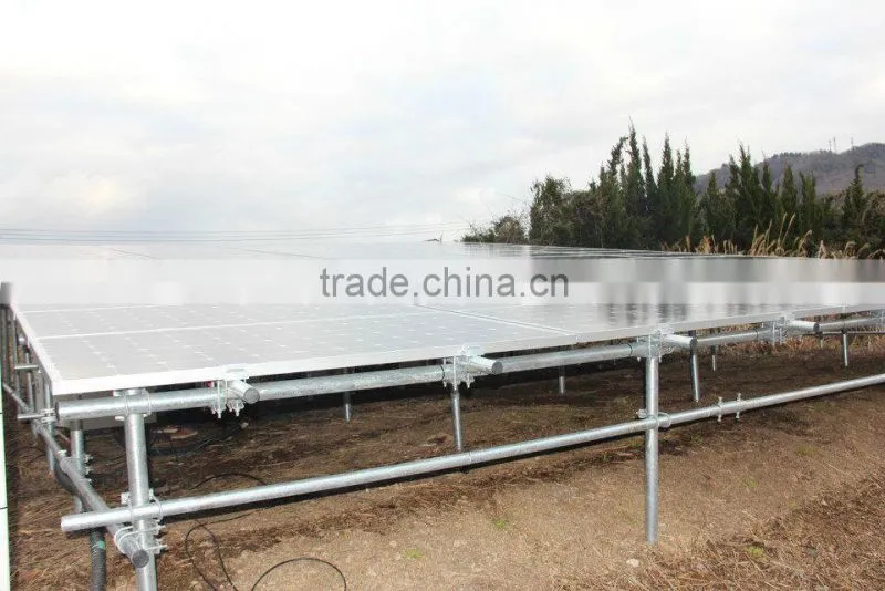 ground screw anchor for solar mounting system