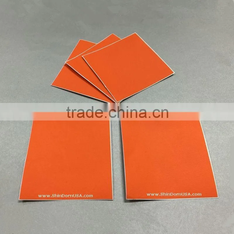 Orange custom color PVC adhesive repair patches for inflatable repair