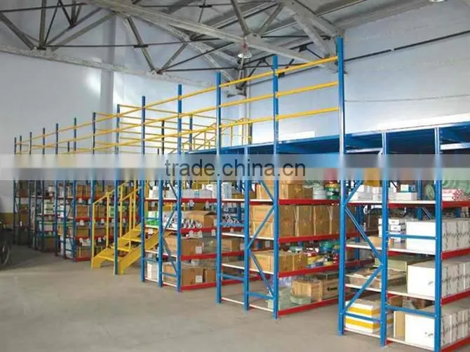 Two Levels Mezzanine Shelving for Auto Parts
