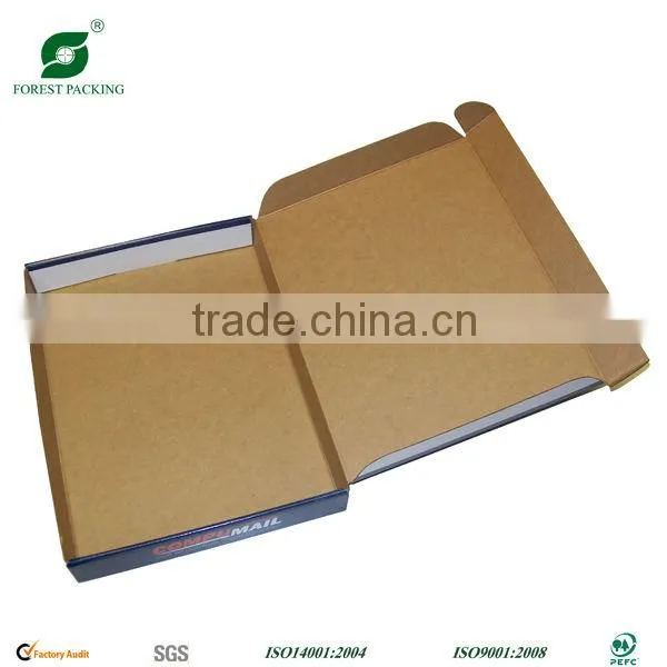 BROWN KRAFT CORRUGATED BOARD MAILING BOX